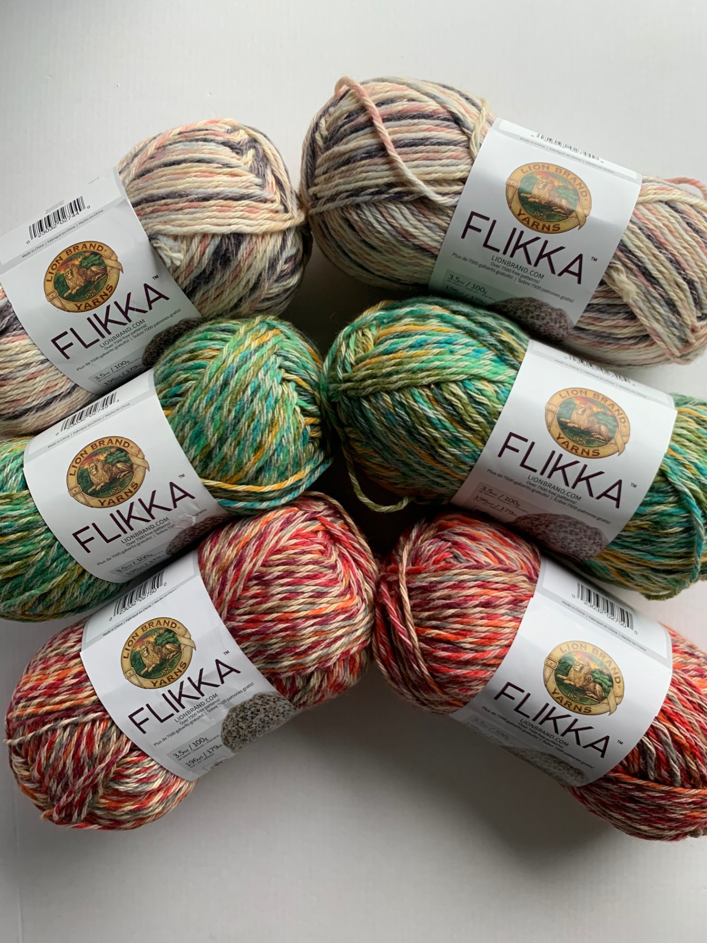 Lion Brand Yarn Flikka Yarn, Keepsake : : Home